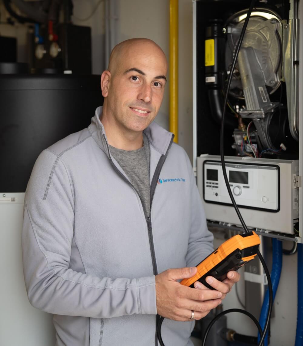 Meister Eder bei der Arbeit